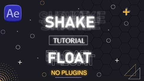 Float Shake Effect Tutorial  || After Effect || #logo #animation #viral #shorts #trending