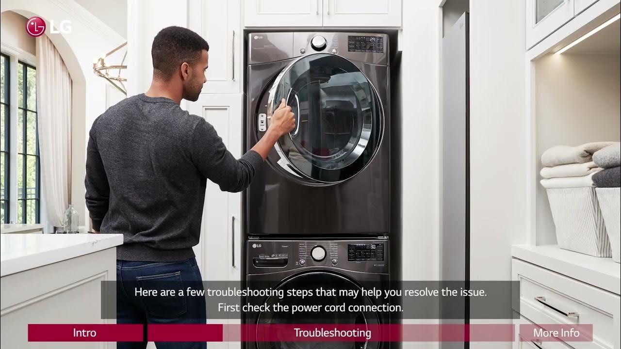 [LG Dryers] Troubleshooting An Np Error Message On An LG Dryer YouTube