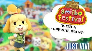 Playing Animal Crossing: Amiibo Festival with a special guest!