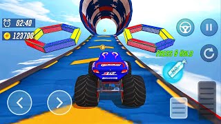 Mega Ramp Stunts Car Games New Car Stunts Games - Impossible Car GT Racing Android GamePlay #2 screenshot 2
