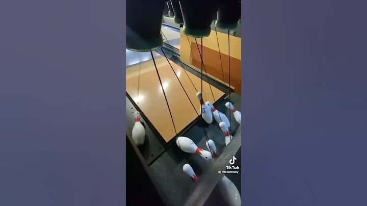Bet You’ve never seen How a string pin machine work Before 🎳🎳 #shorts #bowling