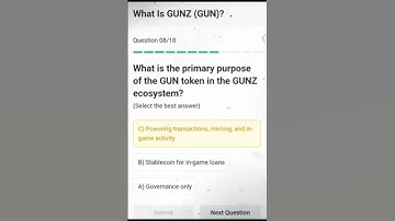 What Is GUNZ (GUN)? Binance learn & earn event answer #trending #cryptocurrency #binance