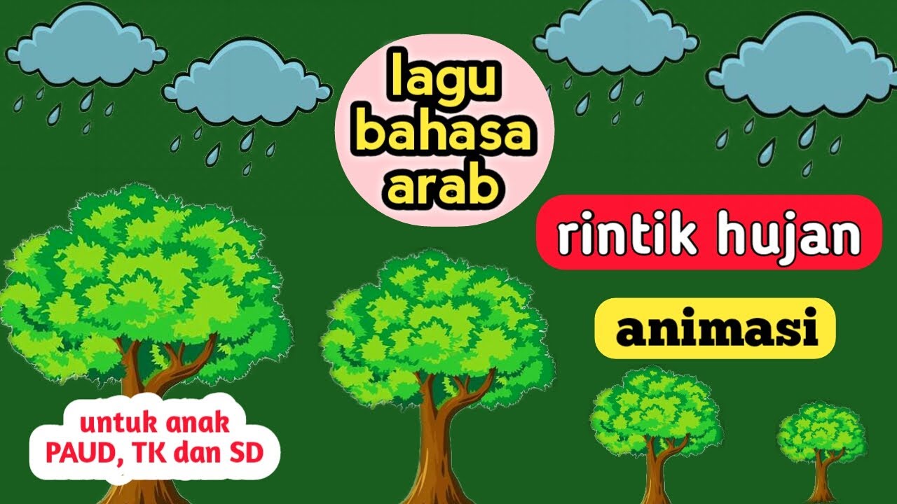 lagu rintik hujan versi arab untuk anak anak - YouTube