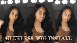 I RUINED MY HAIR, SO WE HAVE TO GET CREATIVE| GLUESS WIG INSTALL| FT ALIPEARL HAIR.