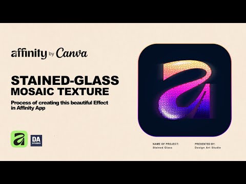 🤯 Mind-Blowing Stained Glass / Mosaic Effect in Affinity!