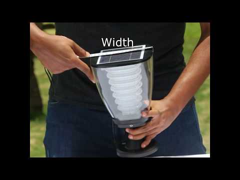 TTSGL2W Outdoor - Solar Gate Light - video from Tapetum