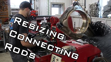 Resizing A Set Of Pontiac Connecting Rods - 