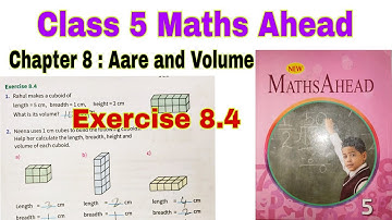 Class 5 Maths Ahead Chapter 8.4 | Maths Ahead | Class 5 | Area and Volume | Chapter 8 | Maths