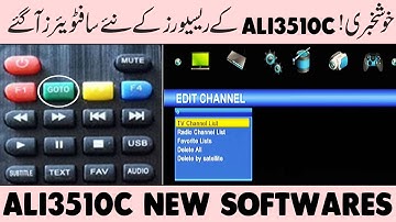 ALI3510C RECEIVERS | HW102.02.999, HW102.02.992 NEW POWERVU KEY SOFTWARES | Usama Tech