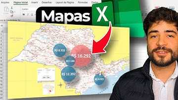Como inserir qualquer mapa no Excel?