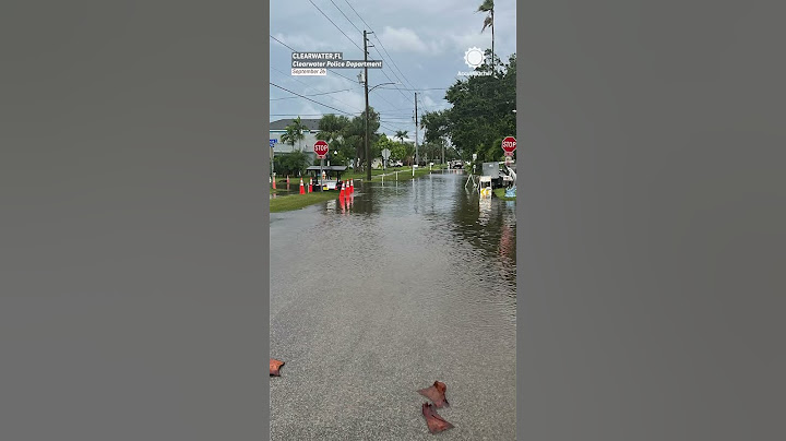 Hurricane Helene Storm Surge Flooding Begins in Florida