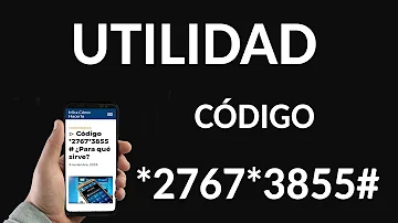 ¿Qué es este código * 2767 * 3855?