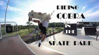 Riding Cobra in the Skate Park