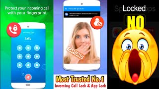 Incoming Call Lock & App Lock  | Call App Lock | 2022 Best App Lock For Android And IOS screenshot 1