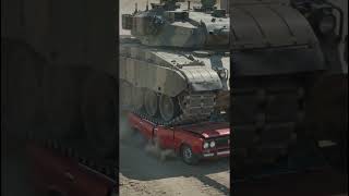 Car vs Tank 😱 | Who Will Win? #tank #shorts