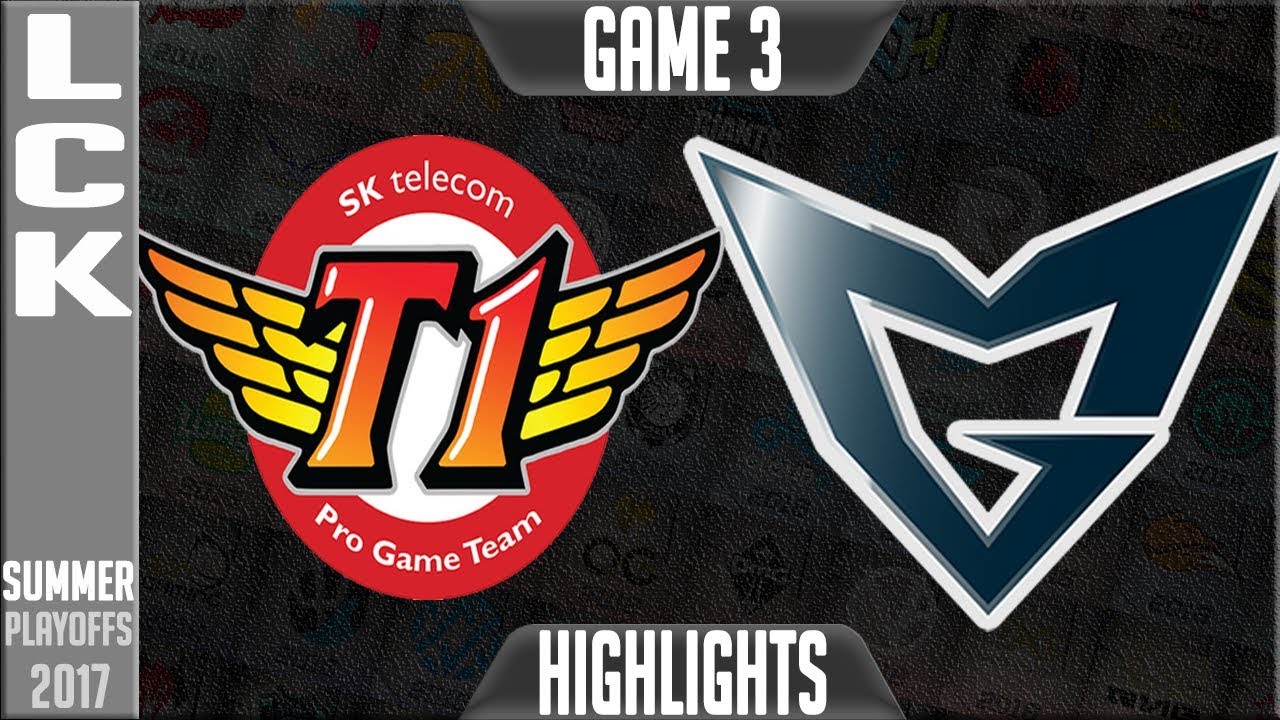 SKT vs SSG Highlights Game 3 LCK Playoffs Round 2 Summer Split 2017 SKT T1 vs Samsung Galaxy