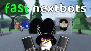 HOW I SURVIVED 5 FASTEST NEXTBOTS IN EVADE ROBLOX