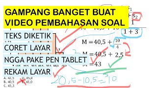 CARA MEMBUAT VIDEO PEMBAHASAN SOAL- PART 1 (REKAM LAYAR) screenshot 5