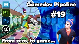 Gamedev pipeline #19: from zero, to game #maya #substance3dpainter #zbrush #unrealengine