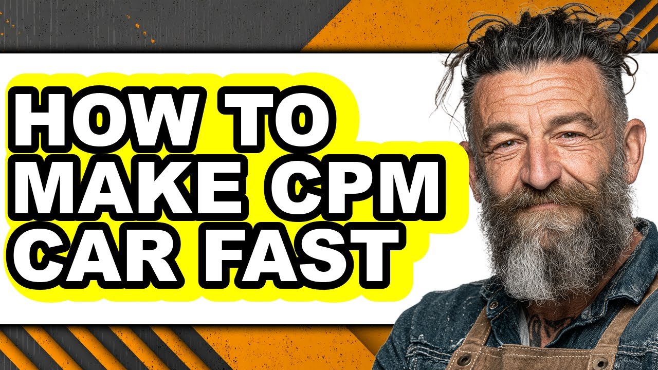 How to Make Cpm Car Fast - Step by Step - YouTube