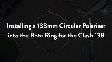 How to use a 138mm Circular Polariser or 4.5" Round with the Misfit Atom Pola+ matte box
