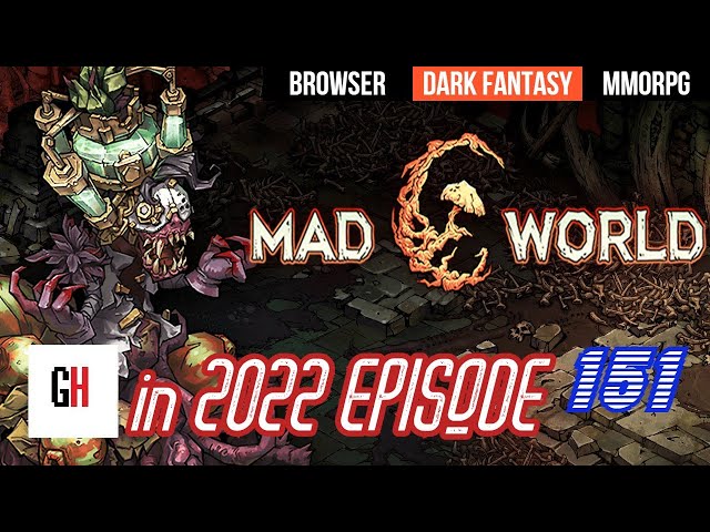 MAD WORLD  GAMEPLAY DO NOVO MMORPG PARA (BROWSER/MOBILE) - MUITO LEVE E  GRATUITO 