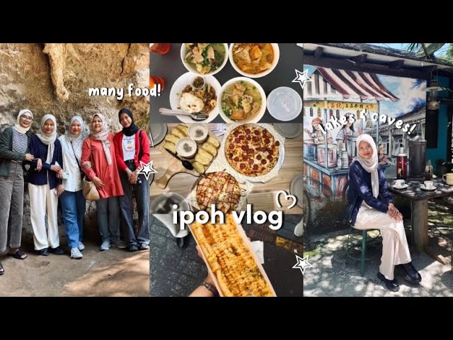 13 hours daytrip to Ipoh 𓏲*ੈ✩‧₊˚🎐| mirror lake,qin xing ling, concubine lane u0026 a lot of foods! class=