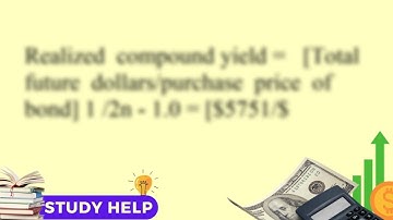 Calculate the realized compound yield for a 10 percent bond with 20 years to maturity and an expecte