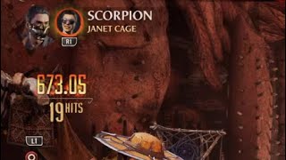 Janet Cage is insane!! 67% Scorpion-Janet Combo (no meter)