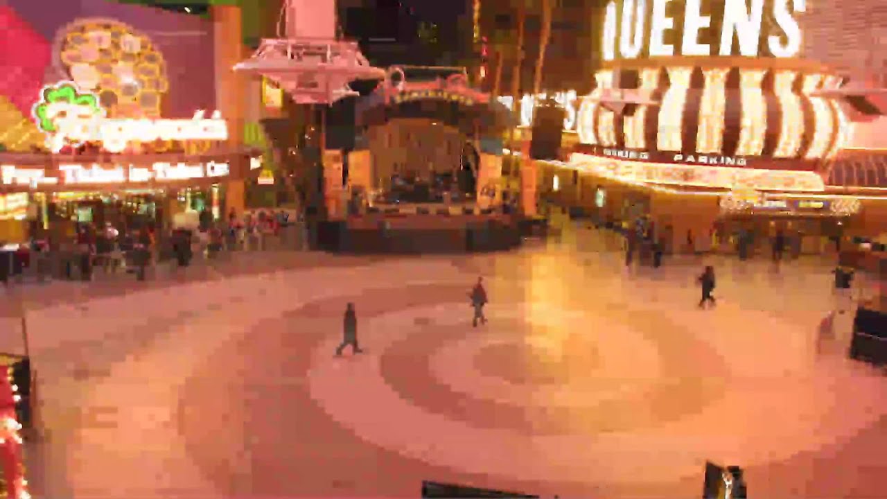 Fremont Street New Years 2010 Time Lapse YouTube