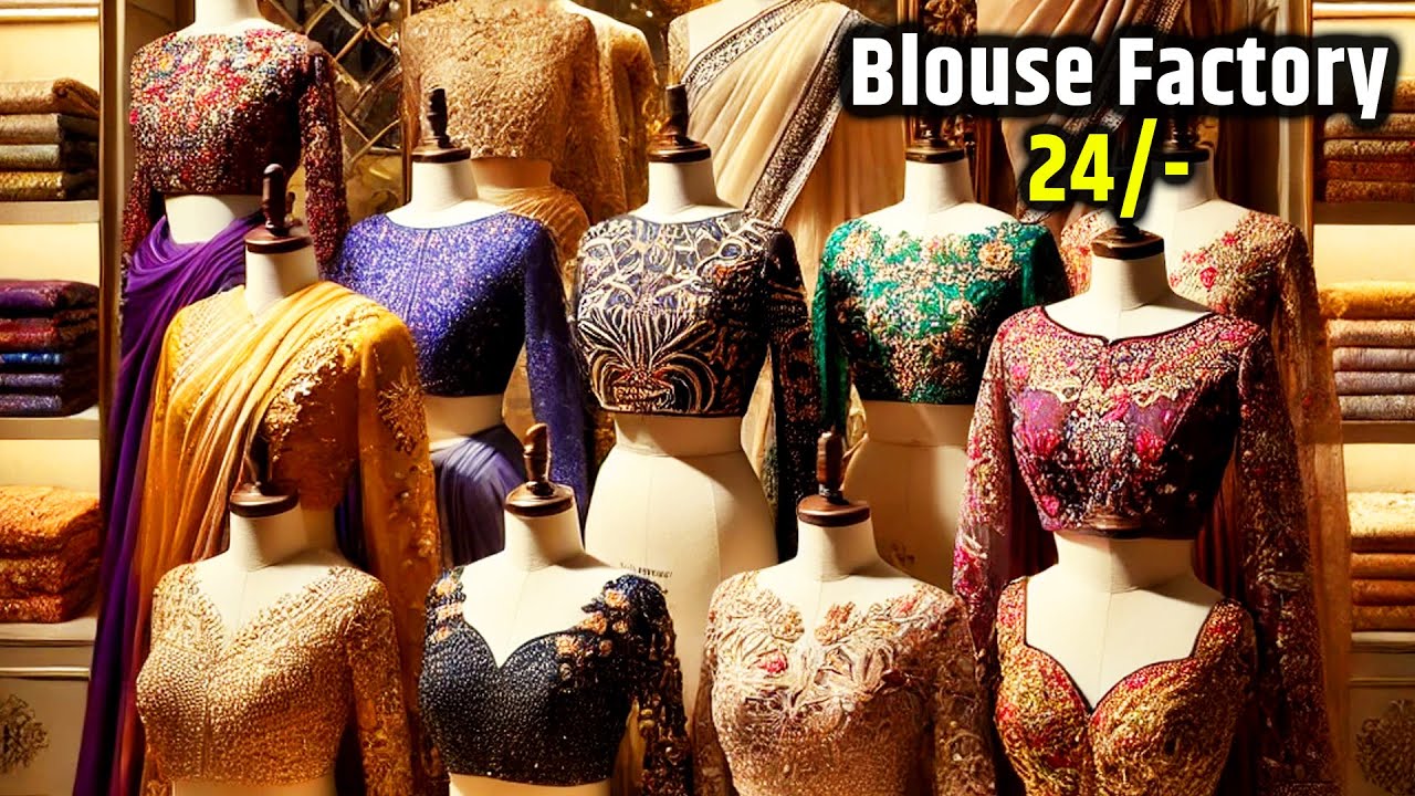 Rs:-50🔥/Readymade Blouse Wholesale Market in Surat/Surat Textile Market/Surat Wholesale Market..