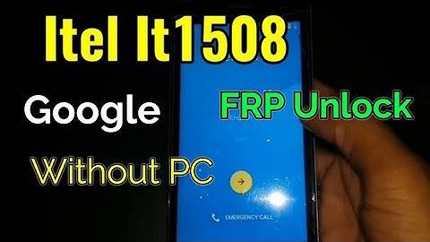 Itel It1508 Bypass Google Account or FRP Unlock Easy Trick Without PC