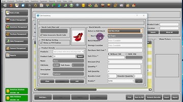 How to add inventory or stock in StarCode POS
