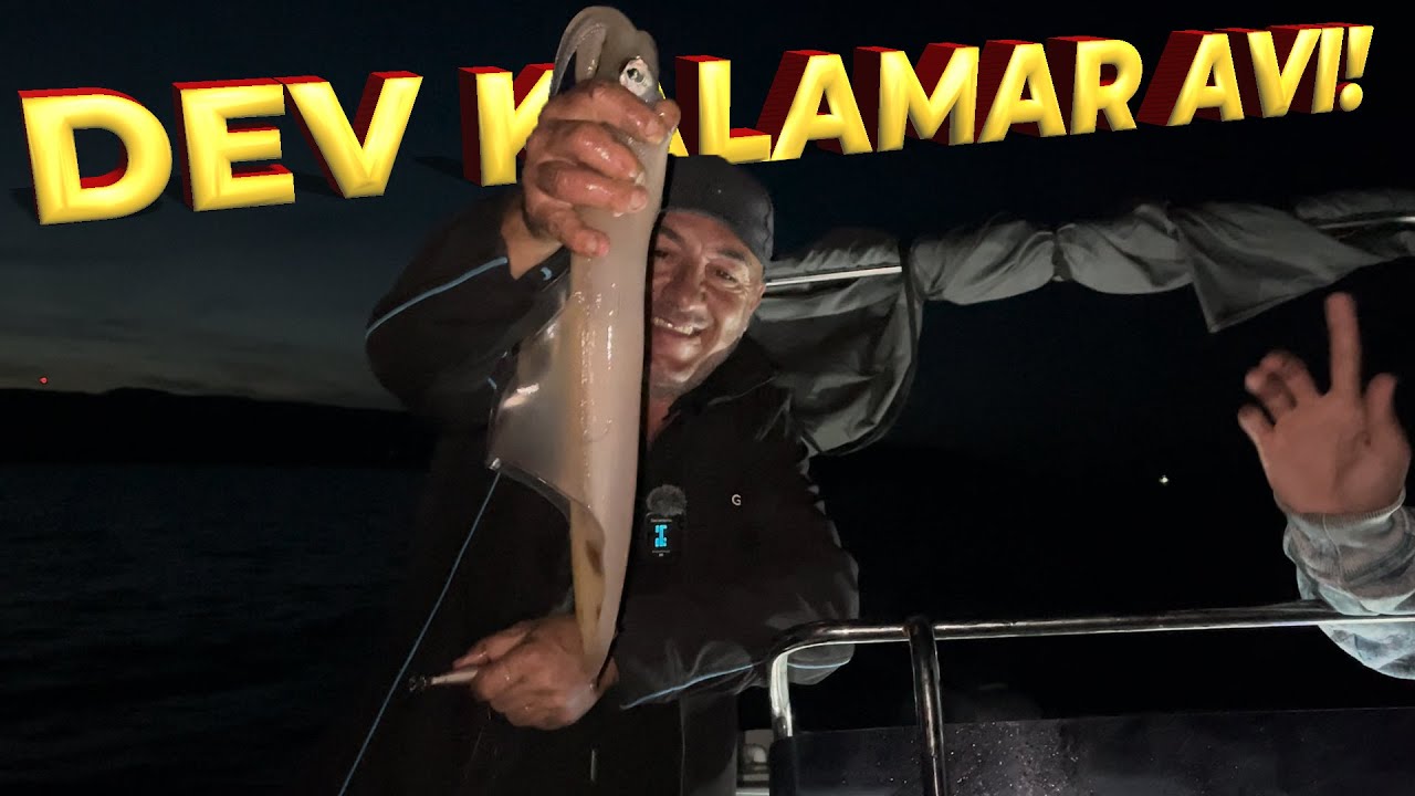 DEV KALAMARLAR YAKALADIK! | TUTTUĞUMUZ EN BÜYÜK KALAMAR!