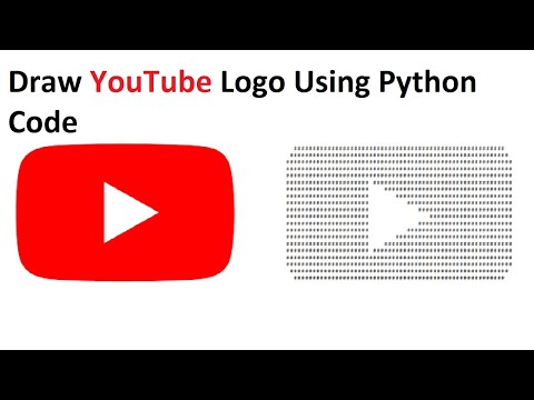 Draw YouTube Logo Using Python Code