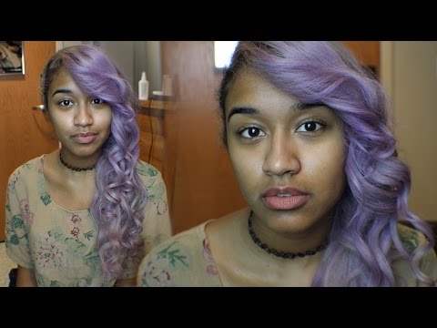 how-i-dyed-my-hair-pastel-silvery-purple-|-offbeatlook