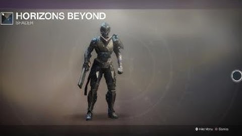 Destiny 2 Titan with Holdfast Armor and Horizons Beyond Shader