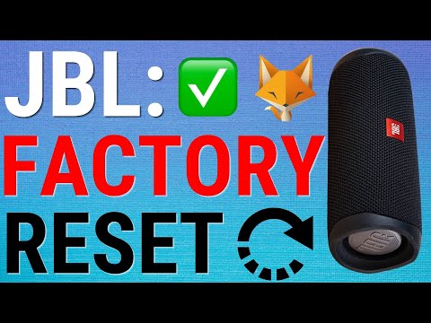 How To Factory Reset JBL Speakers - YouTube