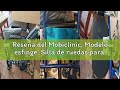 Reseña del Mobiclinic, Modelo esfinge, Silla de ruedas para minusválidos, Reclinable 90º, Plegable,