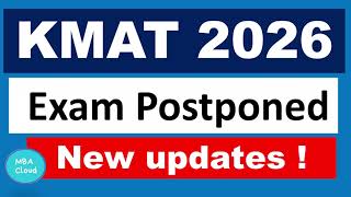 KMAT Exam 2026| Revised Schedule| All Updates