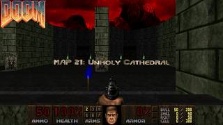 Console Doom Ultra - Map 21 Unholy Cathedral Doom Doom Ii- Mod Uv-100% Pistol Start