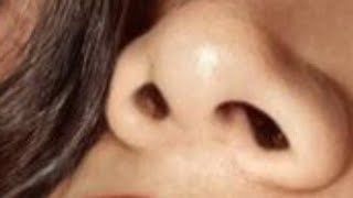 Famous Actress Rashmika mandana Beautiful nosehole Close-up