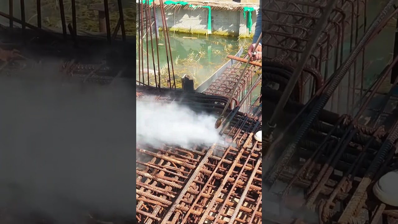 Rust removal process of concrete reinforcement- Good tools and machinery make work easy