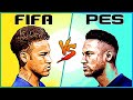NEYMAR evolution FIFA vs PES [2010 - 2020]