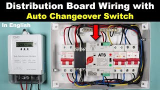 auto changeover switch (ats) connection in distribution board @theelectricalguy