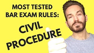 Most Tested Bar Exam Rules: Civil Procedure