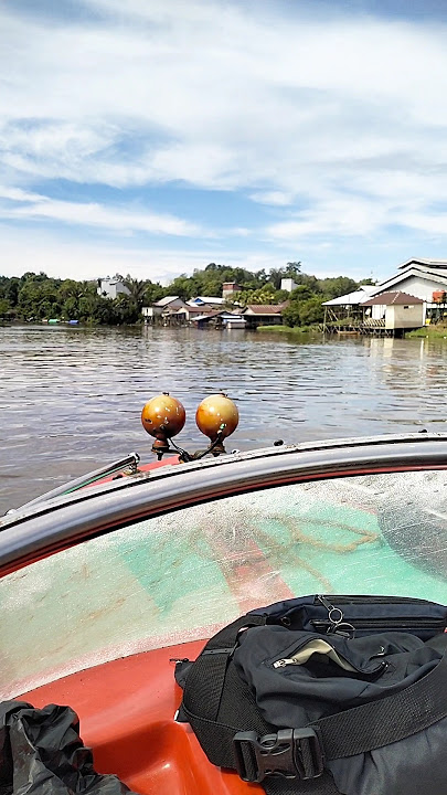 naik speed boat #speed #speedboat #sungai #kalimantan