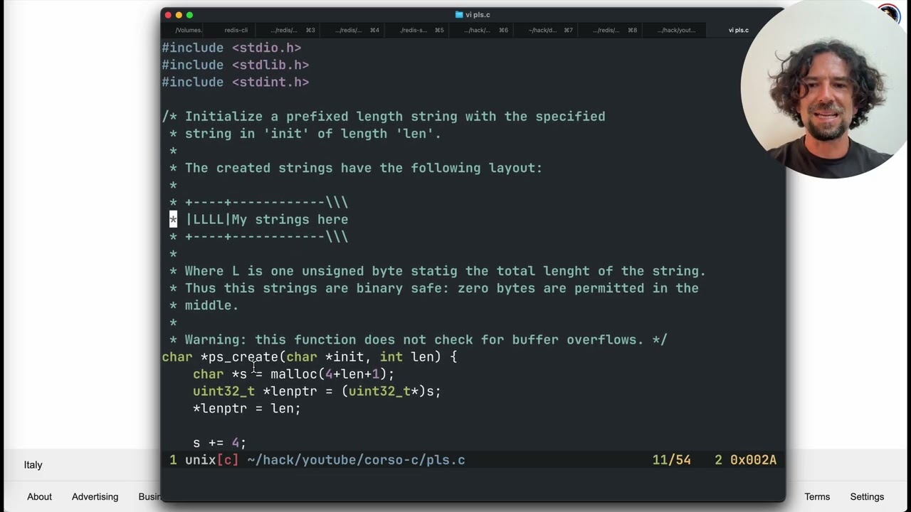 Impariamo il C, lezione 13: il trucco dei metadati nascosti  dietro al puntatore