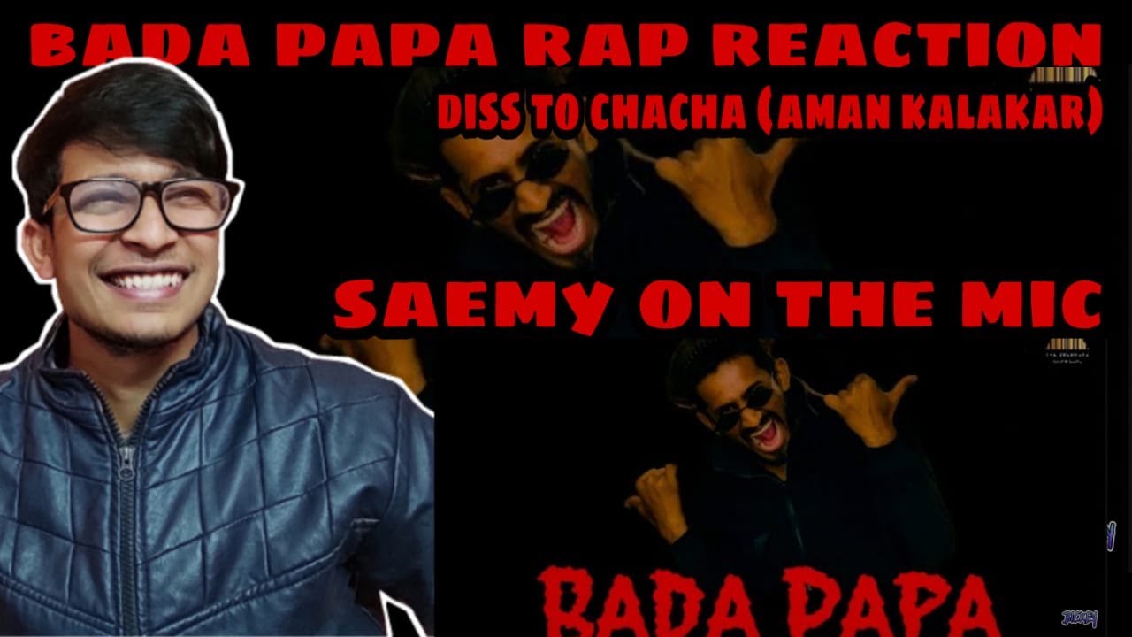 BADA PAPA RAP SONG - SAEMY (Diss Track) OFFICIAL MUSIC VIDEO || MAGICAL REACTION