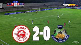 SIMBA SC (2) VS (0) GEITA GOLD FC | MAGOLI YAMEFUNGWA NA CHAMA NA LIBASE